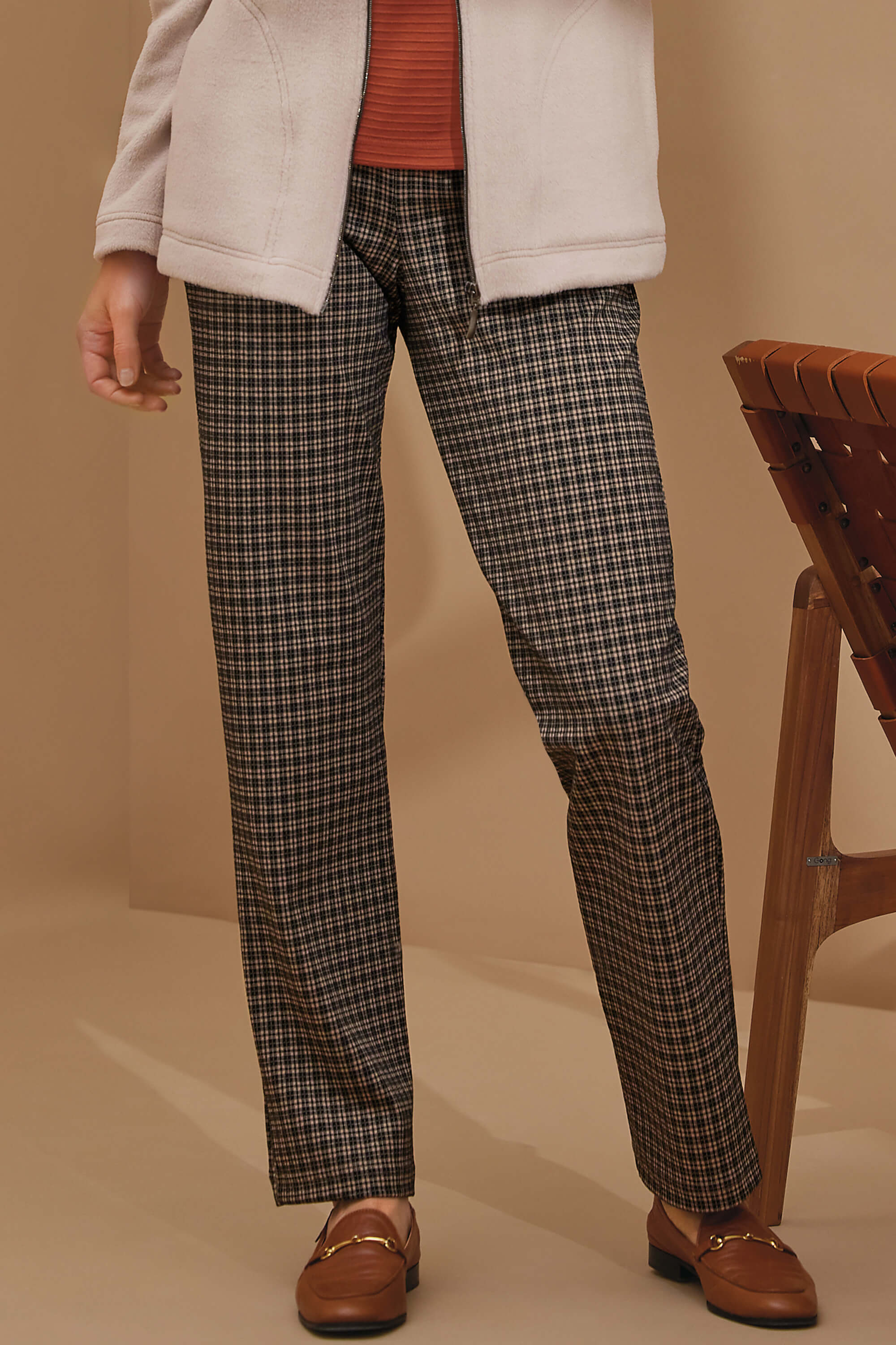 Polo Ralph Lauren plaid-check wool-linen straight-leg Trousers - Farfetch