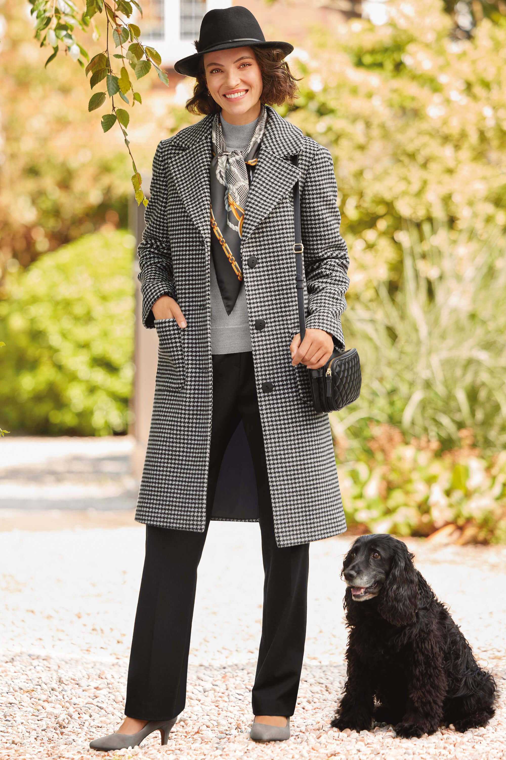 dogtooth overcoat