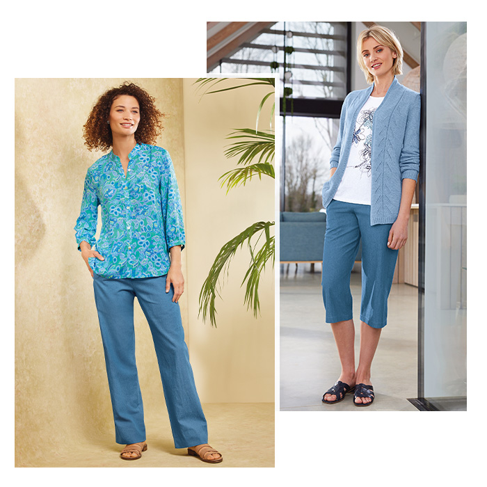 Women's Lakewashed Pull-On Chinos, Mid-Rise Chambray Ankle Pants | Cropped  & Capri at L.L.Bean