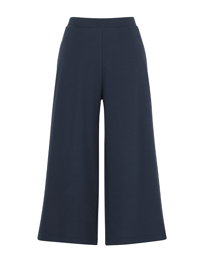 Buy Women Navy Paperbag High Waist Wide Legged Trousers - Trends Online  India - FabAlley